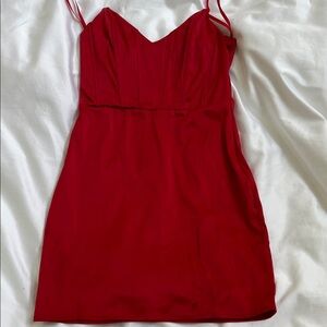 Windsor Vibrant Red Mini Dress